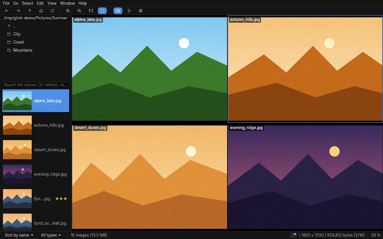 Four images side by side in a 2 × 2 layout